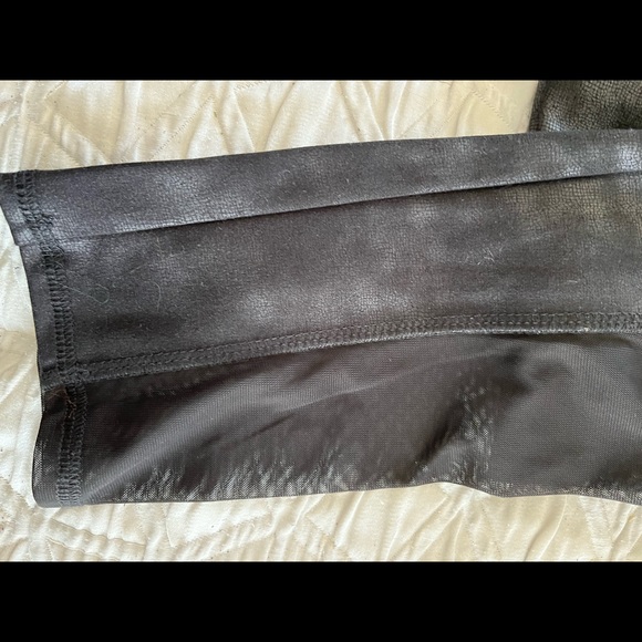 Leather Look Tights/Pants-Rachel Roy -M - Picture 2 of 6